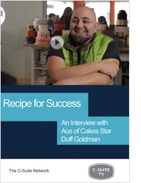 Recipe For Success: Interview with Ace of Cakes Star, Duff Goldman
