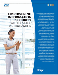 Empowering Information Security with Desktop Virtualization
