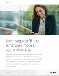 Eight Steps to Fill the Mobile Enterprise Application Gap