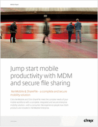 Jump Start Mobile Productivity with MDM and Secure File Sharing
