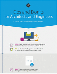 Dos and Don't for Architects and Engineers