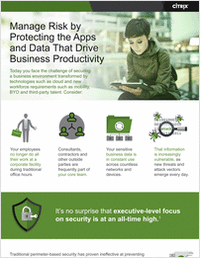 Manage Risk by Protecting the Apps and Data That Drive Business Productivity