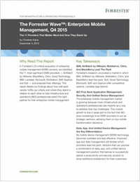 The Forrester Wave™: Enterprise Mobile Management