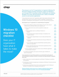 Windows 10 Checklist: Does Your IT Organization Have What It Takes to Make the Move?