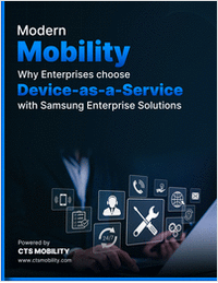 Modern Mobility: Why Enterprise choose Device-as-a-Service with Samsung Enterprise Solutions