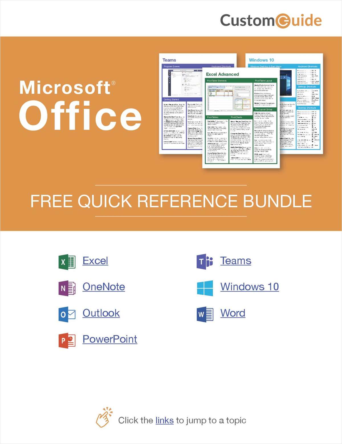 Microsoft Office 2019 -- Free Reference Card Bundle
