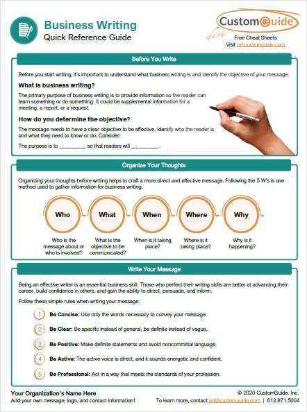 What's In Your Business Writing Library?