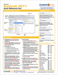 Microsoft Outlook 2011-- Free Quick Reference Card