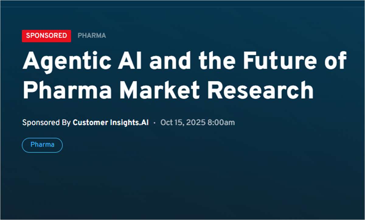 Agentic AI and the Future of Pharma Market Research