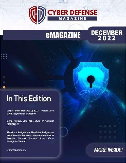 Cyber Defense Magazine December Edition for 2022