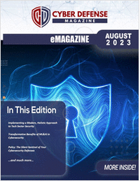 Cyber Defense Magazine August Edition for 2023