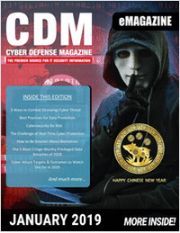 Cyber Defense eMagazine - Best Practices for Data Protection - January 2019 Edition