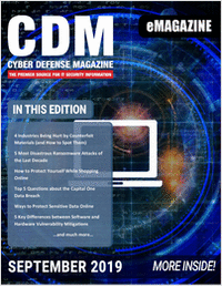 Cyber Defense eMagazine - September 2019 Edition
