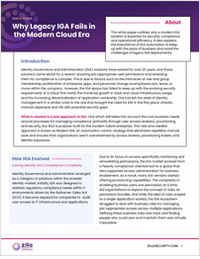 Why Legacy IGA Fails in the Modern Cloud Era