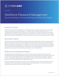 Workforce Password Management: Security Advantages of Storing and Managing Credentials with CyberArk
