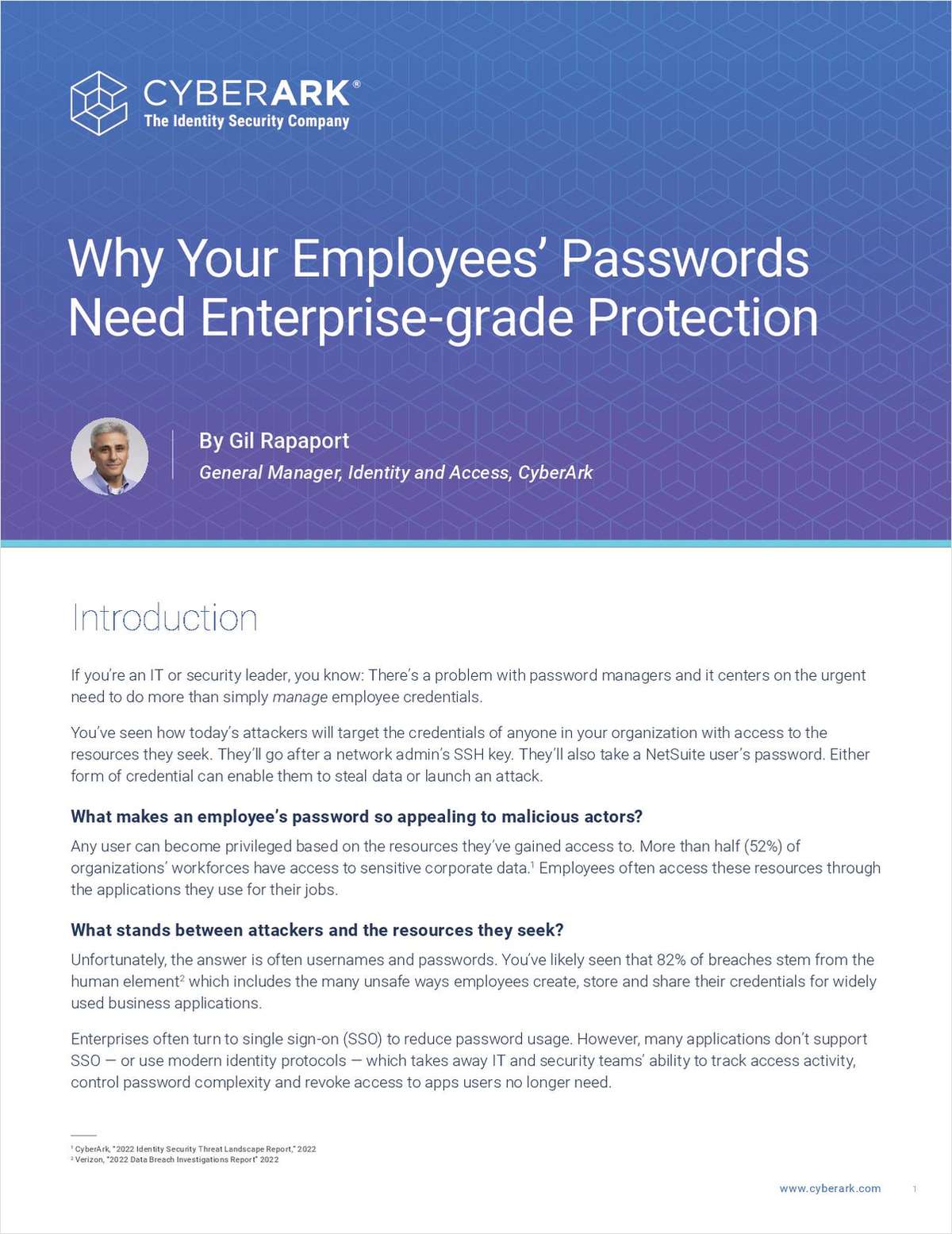 Why Your Employees' Passwords Need Enterprise-grade Protection