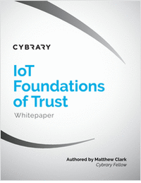 IoT Foundations of Trust