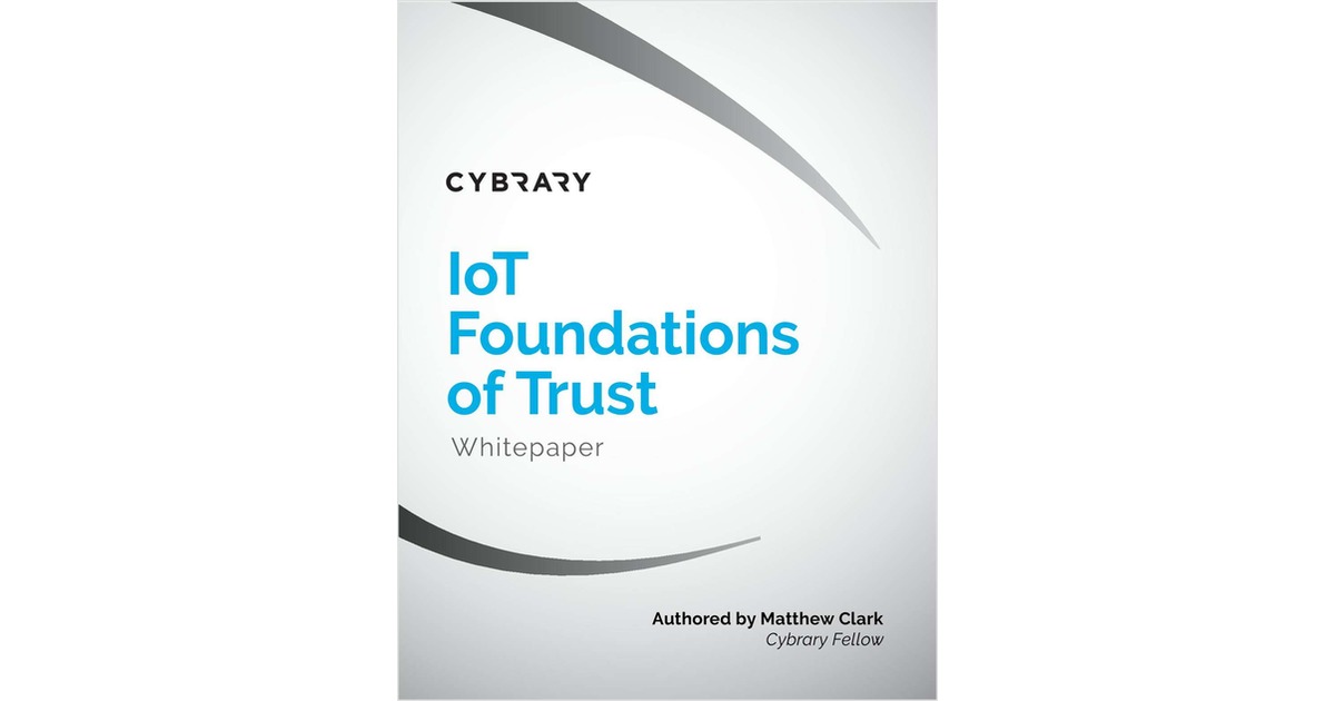 IoT Foundations of Trust