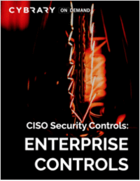 CISO Security Controls: Enterprise Controls