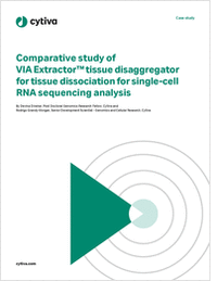 单细胞RNA测序分析中组织分离的Via萃取器组织分解器的比较研究