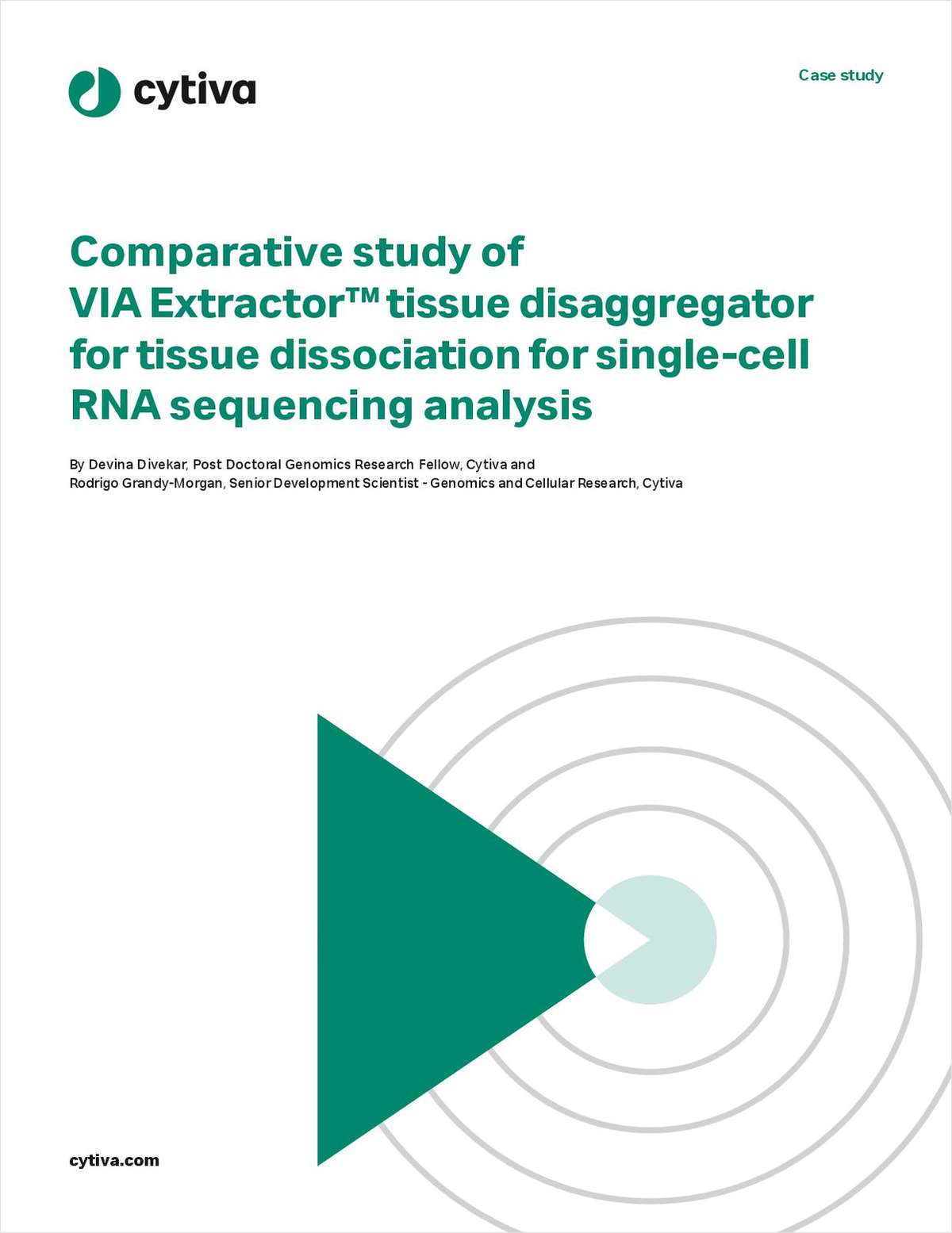 Comparative Study of Via Extractor Tissue Disaggregator for Tissue Dissociation for Single-Cell RNA Sequencing Analysis