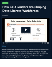 How L&D Leaders are Shaping Data Literate Workforces