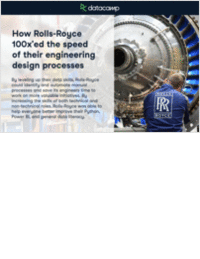 How Rolls-Royce 100x'ed the speed of their engineering design processes