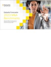 Benchmark your M&A deals with Datasite Forecaster