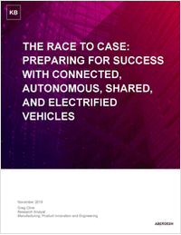 The Race to Case: Preparing for Success With Connected, Autonomous, Shared and Electric Vehicles