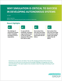 Why Simulation is Critical to Success in Developing Autonomous Systems
