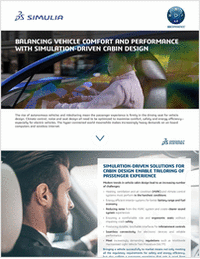 Balancing Vehicle Comfort and Performance with Simulation-Driven Cabin Design