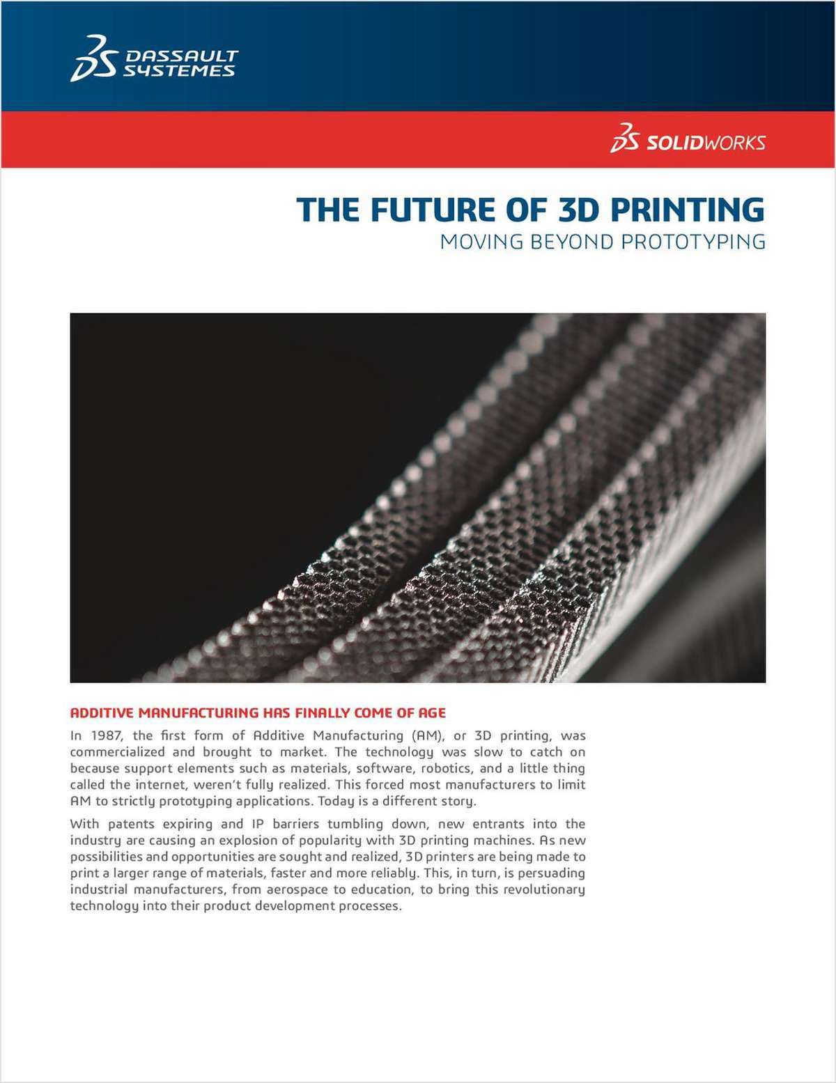 Rethink Traditional Manufacturing with 3D Printing