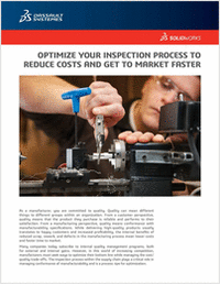 SOLIDWORKS® Inspection Software Improves the Inspection Process Without Sacrificing Quality