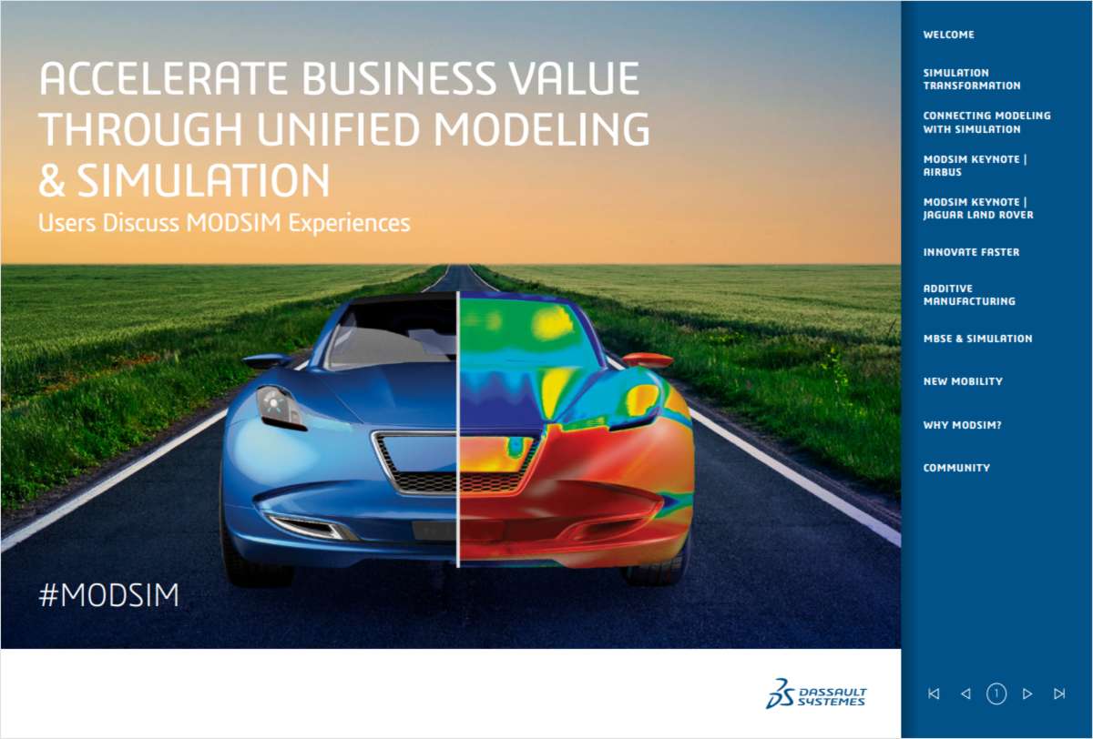 Accelerate Business Value Through Unified Modeling & Simulation