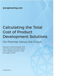 Calculating the Total Cost of Product Development Solutions