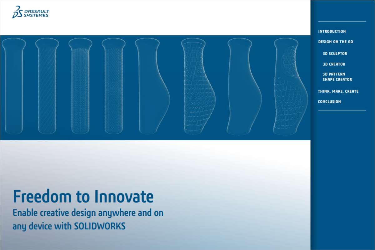 Freedom to Innovate: Enable Creative Design Anywhere and On   Any Device With SOLIDWORKS