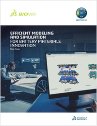 Efficient Modeling and Simulation for Battery Materials Innovation