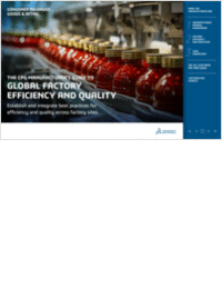 Food & Beverage Manufacturing Excellence for Any Product, Any Plant