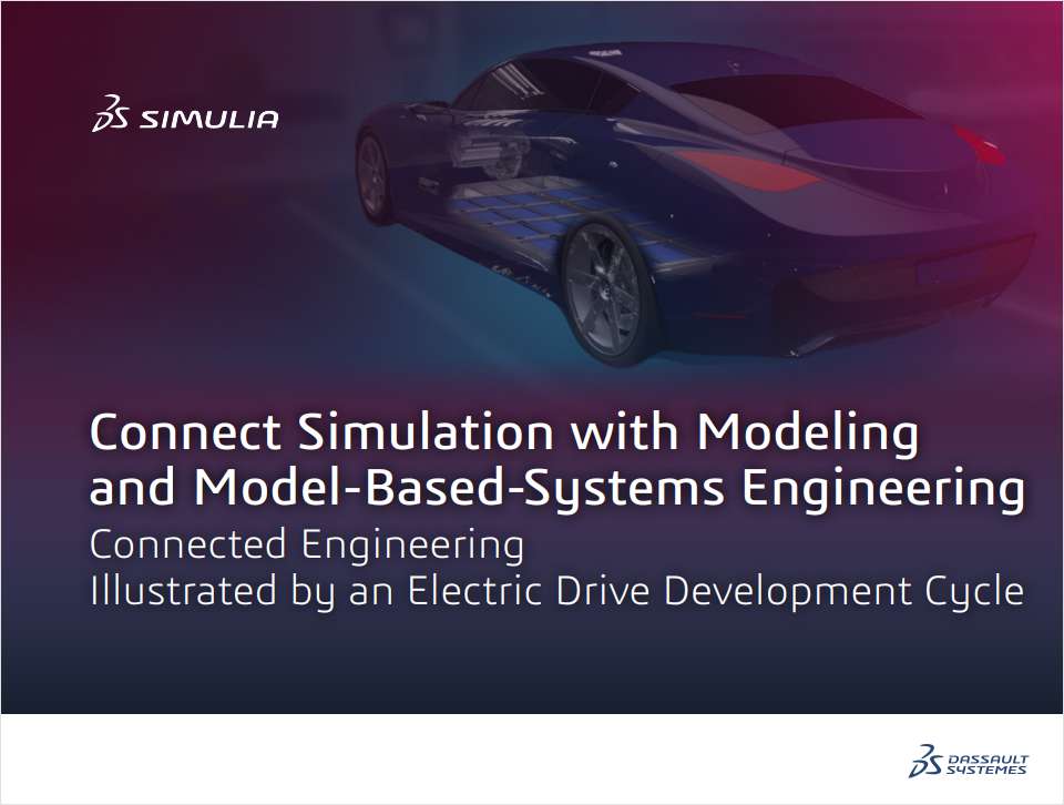 Connect Modeling and Simulation with MBSE - illustrated by an E-Drive Development Cycle