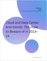 Cloud and Data Center Anti-trends: The Hype to Beware of in 2023--24