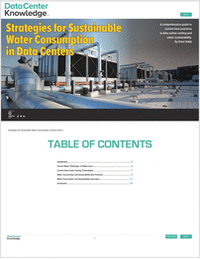 Strategies for Sustainable Water Consumption in Data Centers