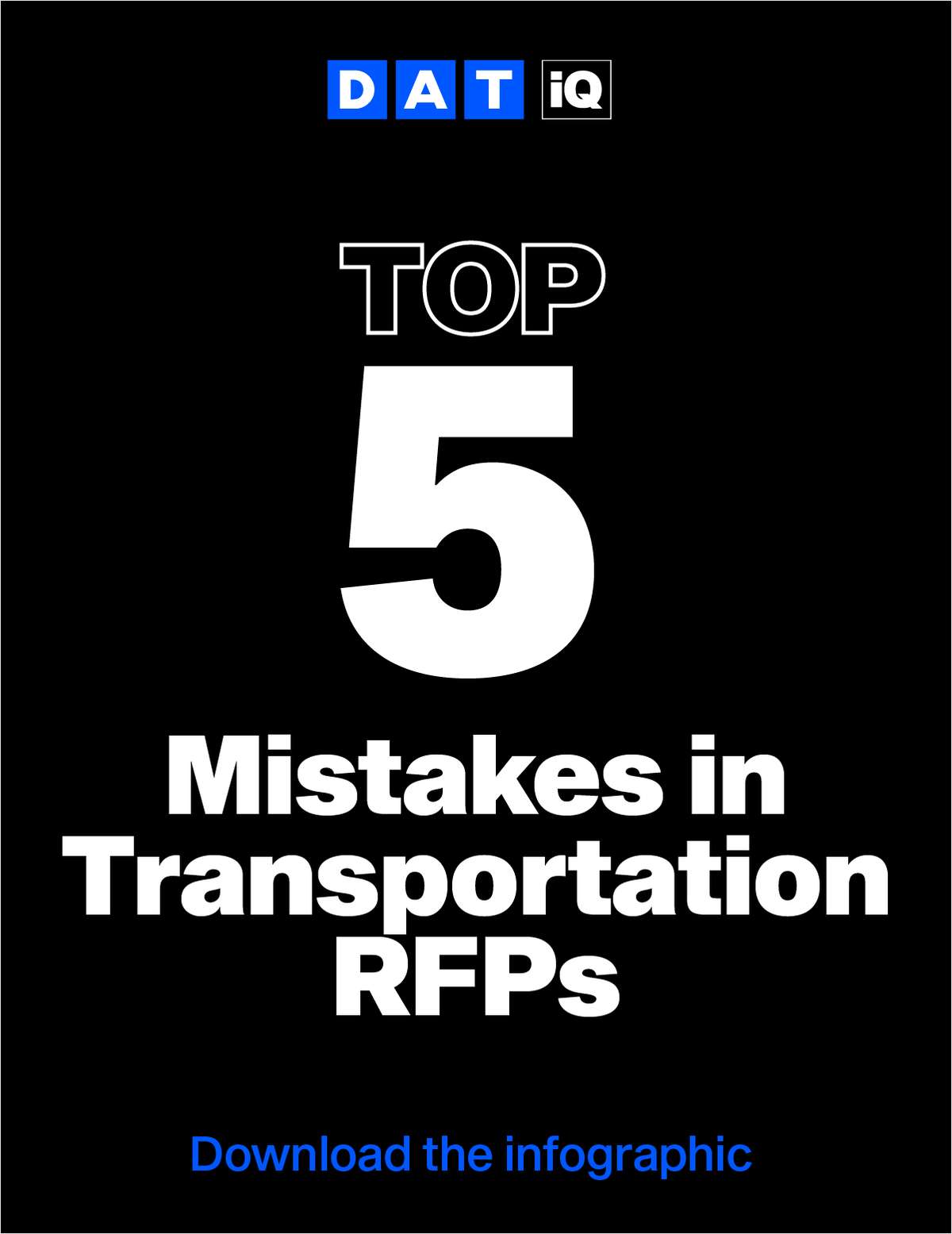 Top 5 RFP Mistakes Infographic