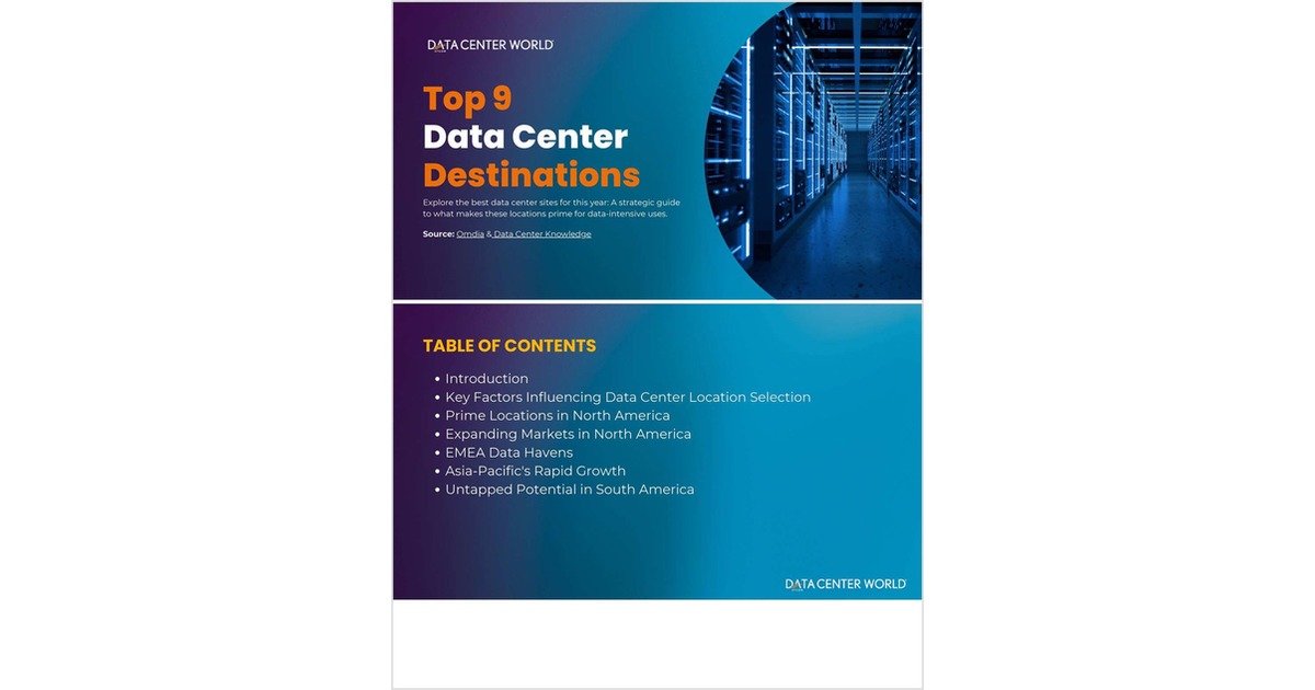 Top 9 Data Center Destinations