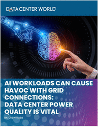 AI Workloads Can Cause Havoc with Grid Connections: Data Center Power Quality is Vital