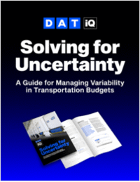 Solving for Uncertainty: Managing Variability In Transportation Budgets