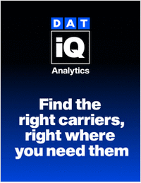 Quickly Assess Your Carrier Network and Find Cost Savings with Alternative Carriers Using Carrier Select from Dat iQ