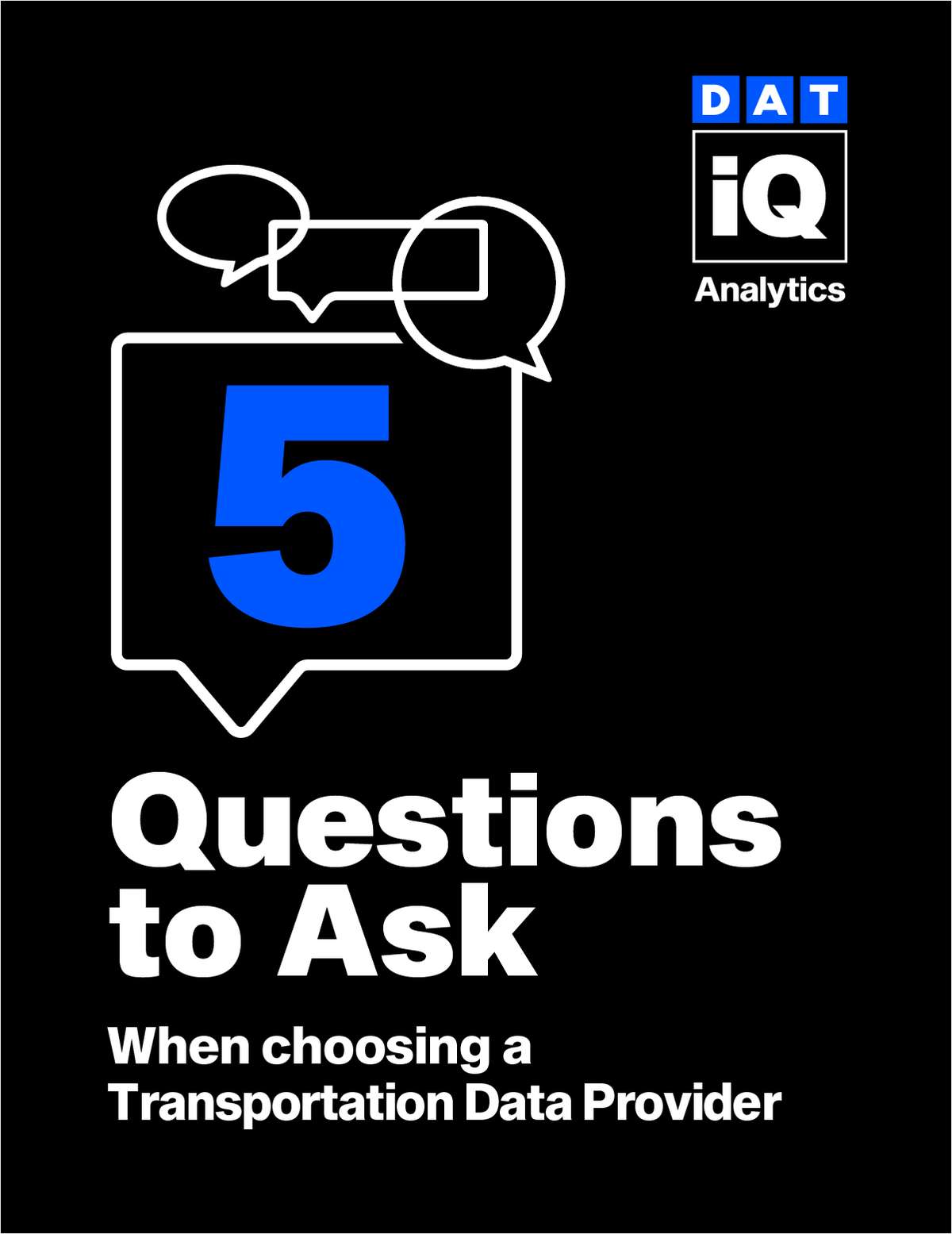 Transportation Data Providers: 5 Questions You Should be Asking