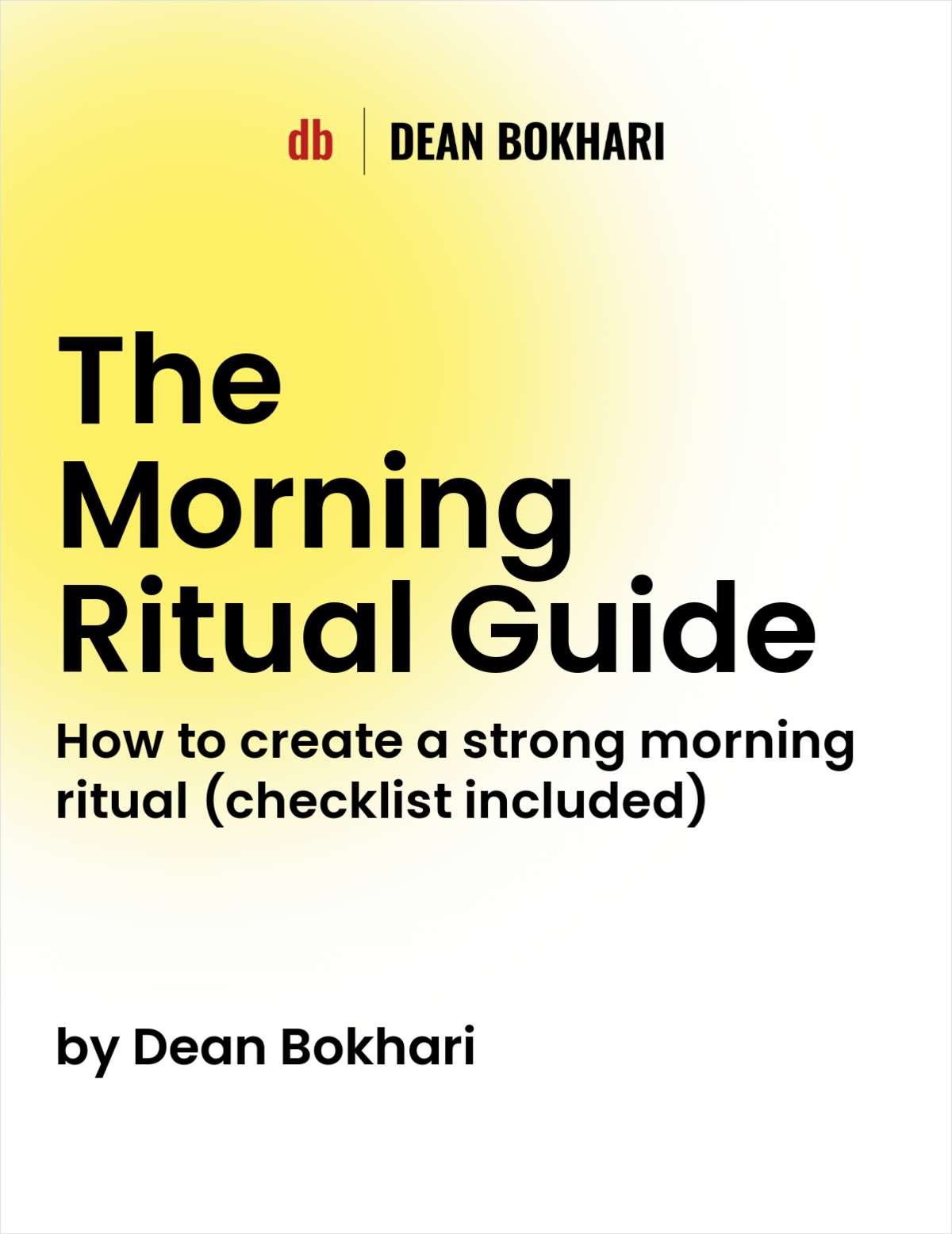 The Morning Ritual Guide
