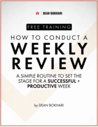 How to Conduct a Weekly Review