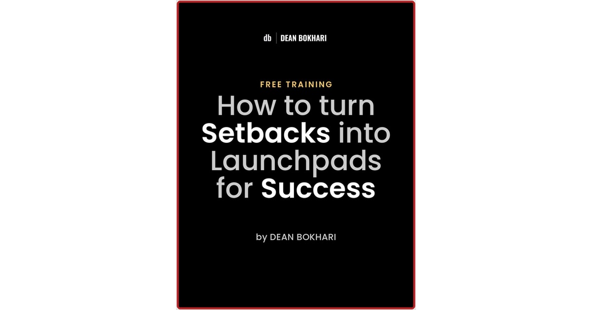 Training: How to turn Setbacks into Launchpads for Success
